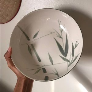 Winfield China Painted Bamboo Serving Bowl 9 3/8”